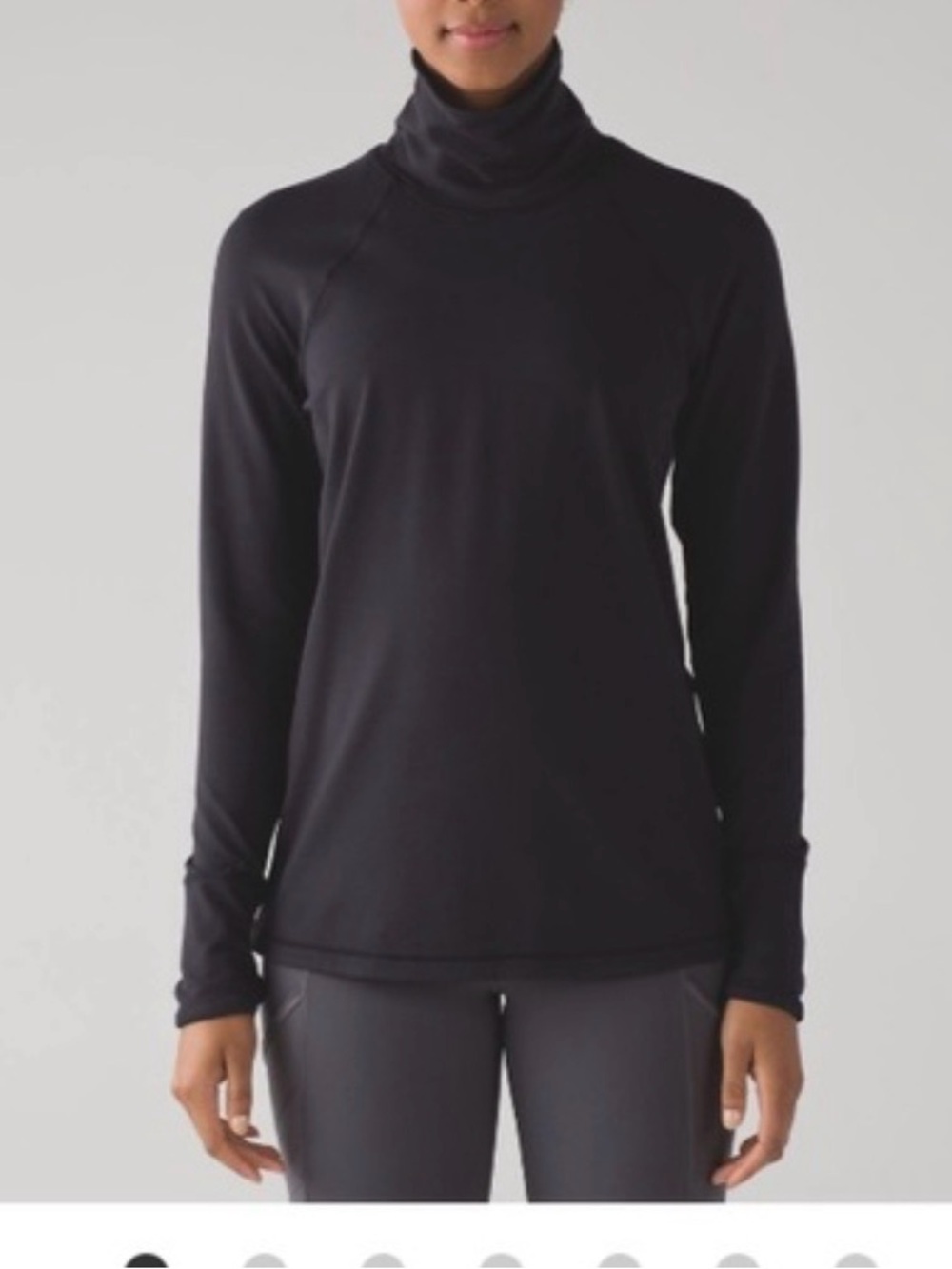 lululemon athletica Black Long Sleeve Turtleneck Top